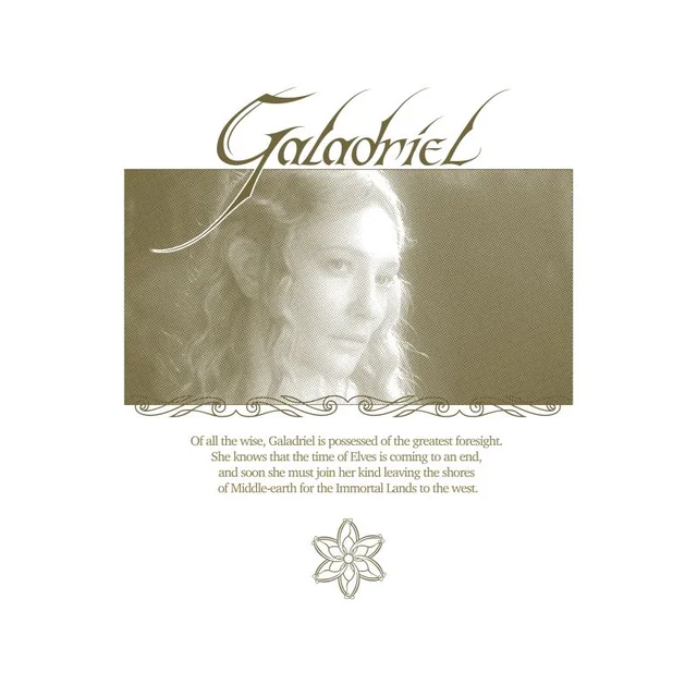 Le Seigneur des Anneaux, Galadriel, Dame du Galadhrim - T-Shirt Homme - Blanc