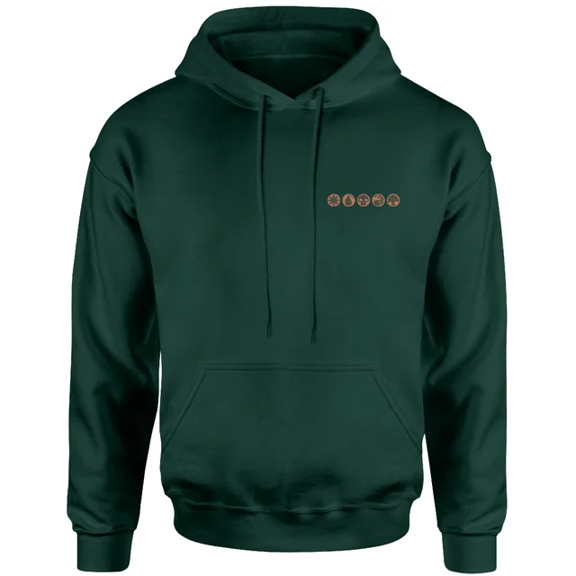 Magic the Gathering Deck Master Sweat à Capuche Unisexe - Vert Forêt