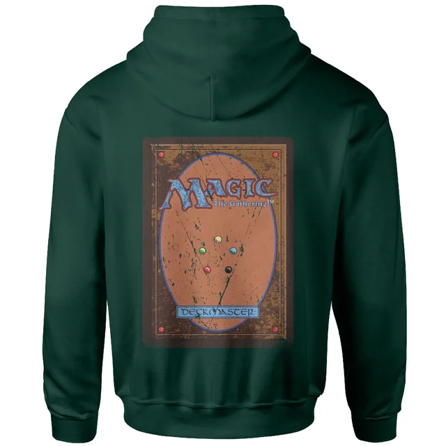 Magic the Gathering Deck Master Sweat à Capuche Unisexe - Vert Forêt