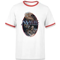 Magic the Gathering Est. 1993 T-Shirt Ringer Unisexe - Blanc / Rouge