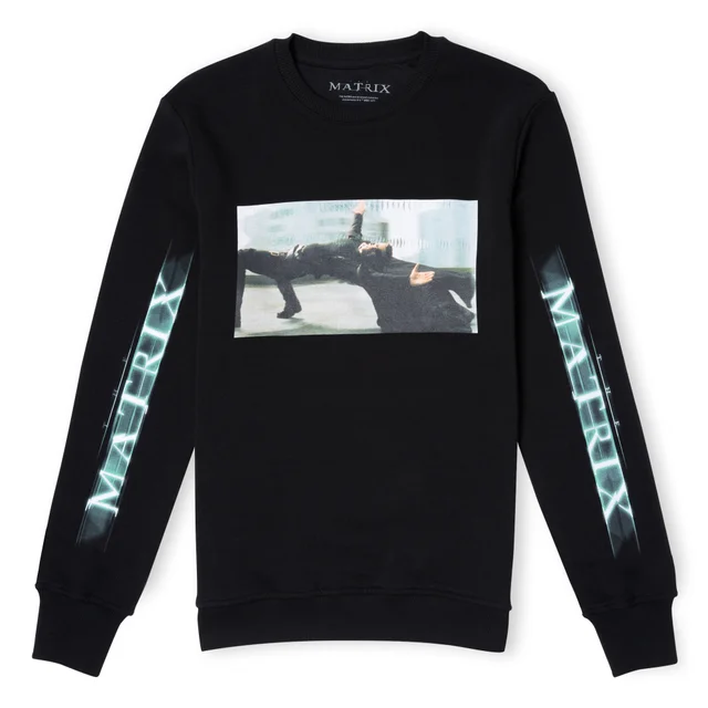 The Matrix Logo Code Sweatshirt - Noir