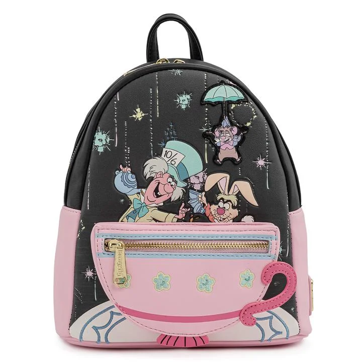 Loungefly Disney Alice In Wonderland A Very Merry Unbirthday To You Mini Backpack Image 1