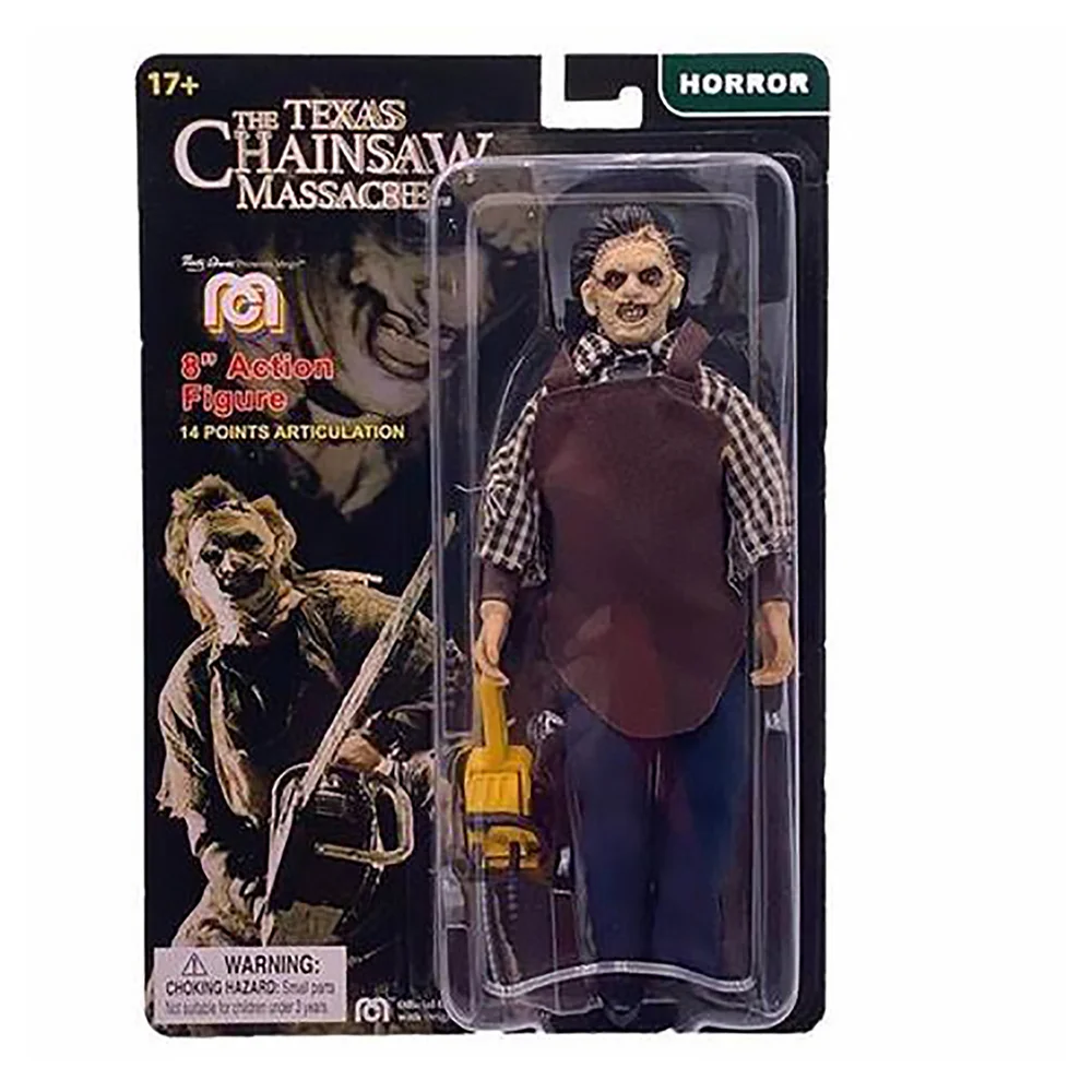 Figurine Mego 20 cm - Visage en cuir - Massacre à la tronçonneuse Image 1