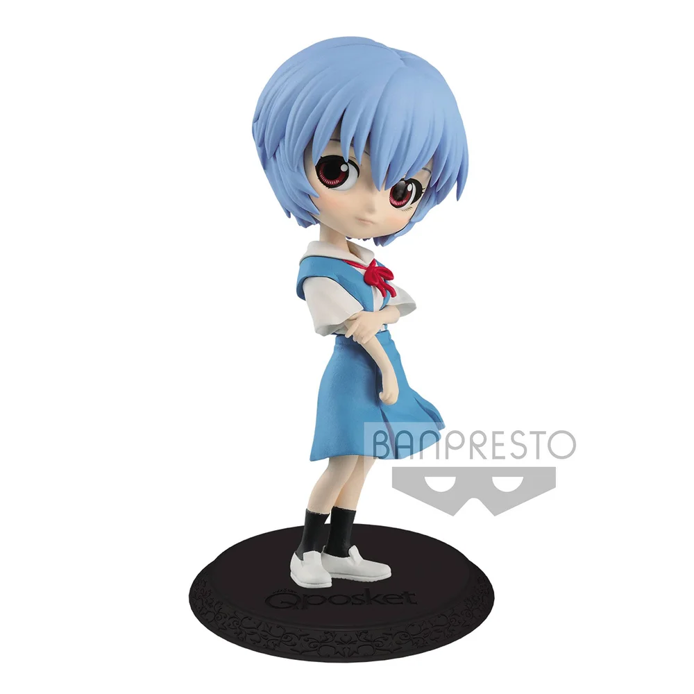 Figurine Bandai Q Posket Rei Ayanami Version Bleu Image 1