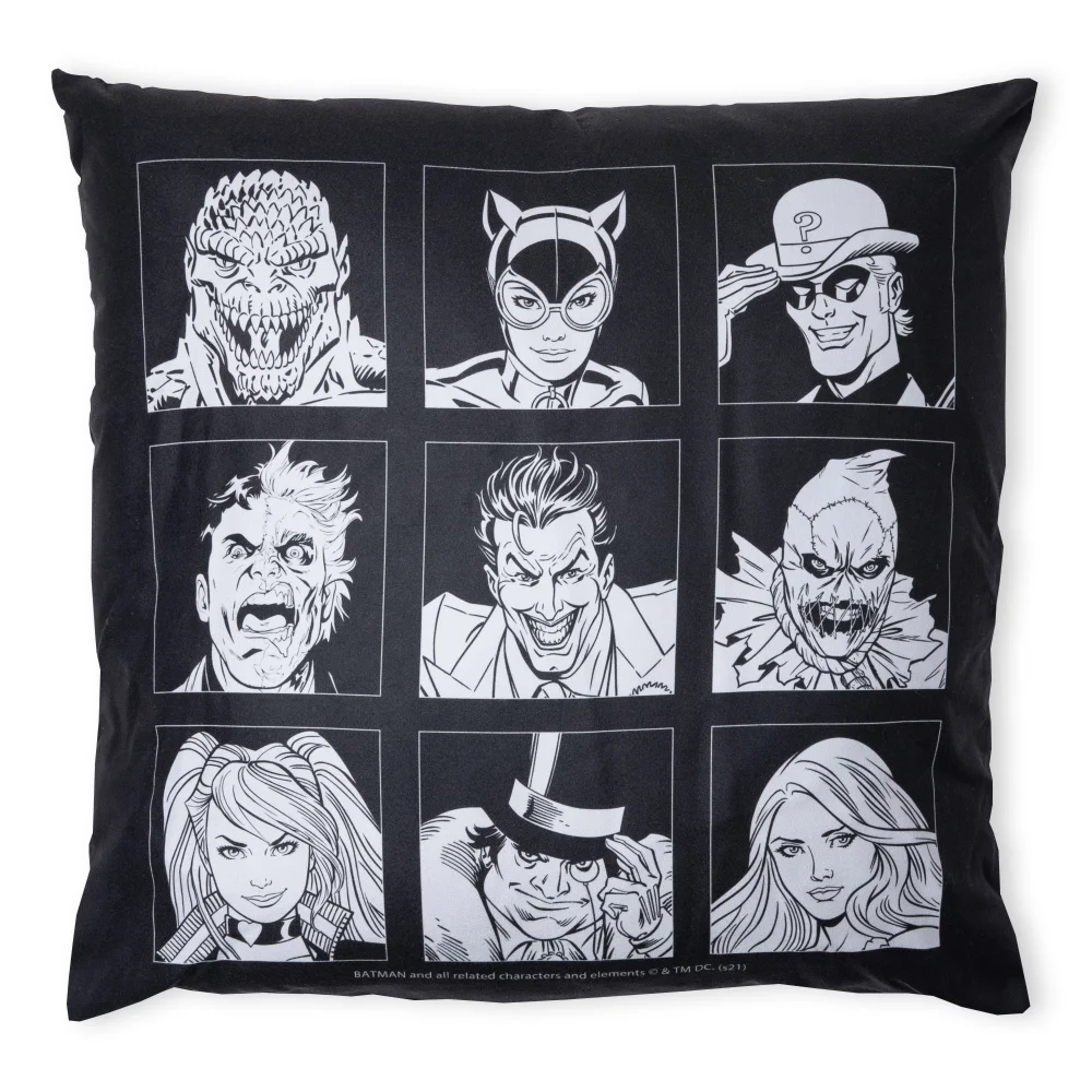 Batman Villains Icon Coussin Carré - 40x40cm Image 1