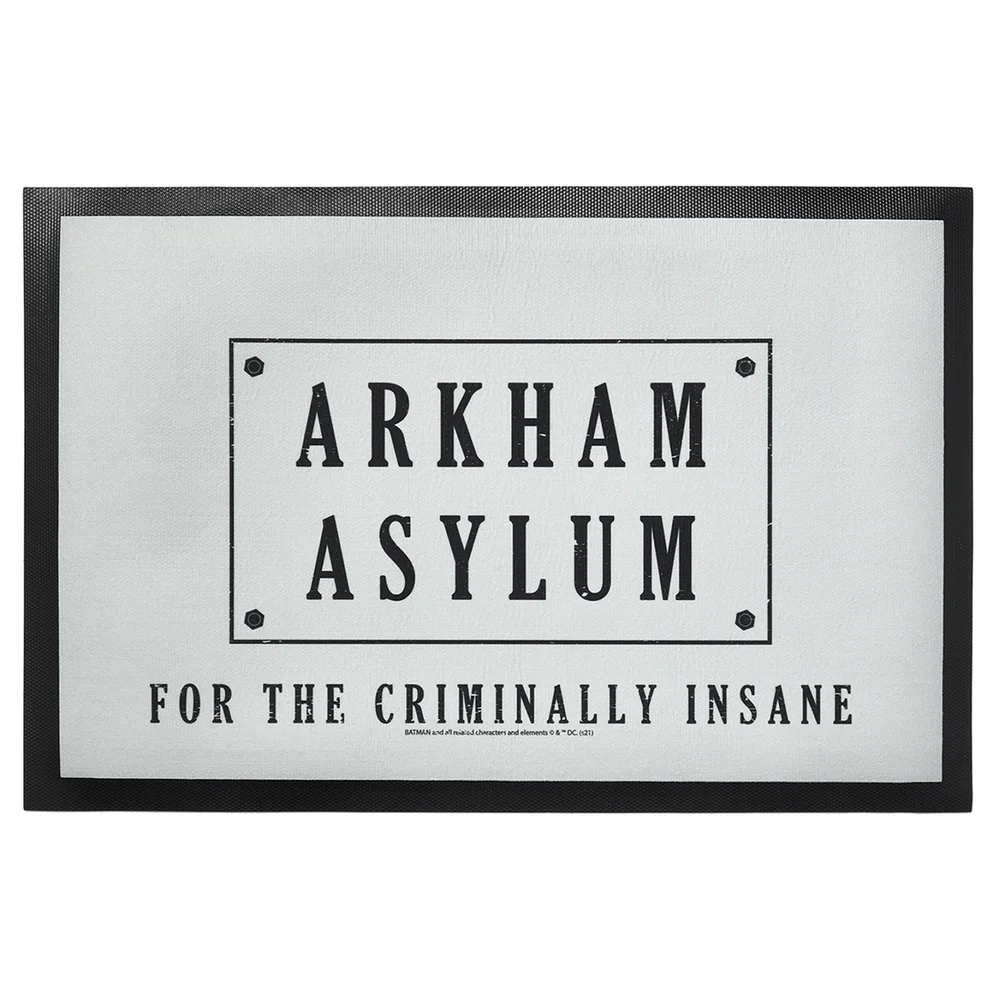 Batman Villains Arkham Asylum Tapis d'entrée Image 1