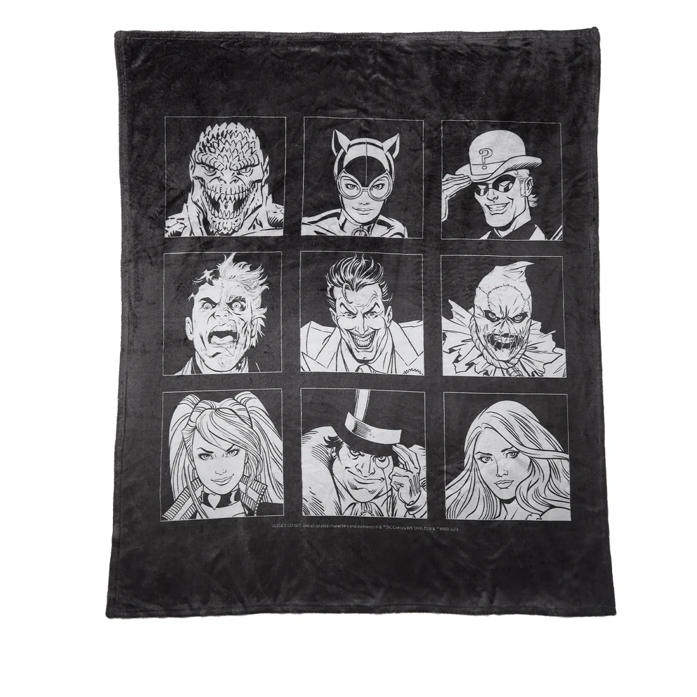 Batman Villains Icon Couverture Polaire - M Image 1