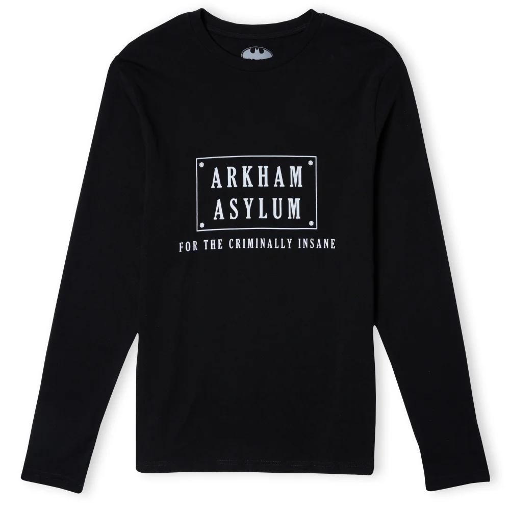 Batman Villains Arkham Asylum T-Shirt à Manches Longues Unisexe - Noir - XS Image 1