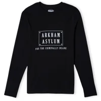 Batman Villains Arkham Asylum T-Shirt à Manches Longues Unisexe - Noir