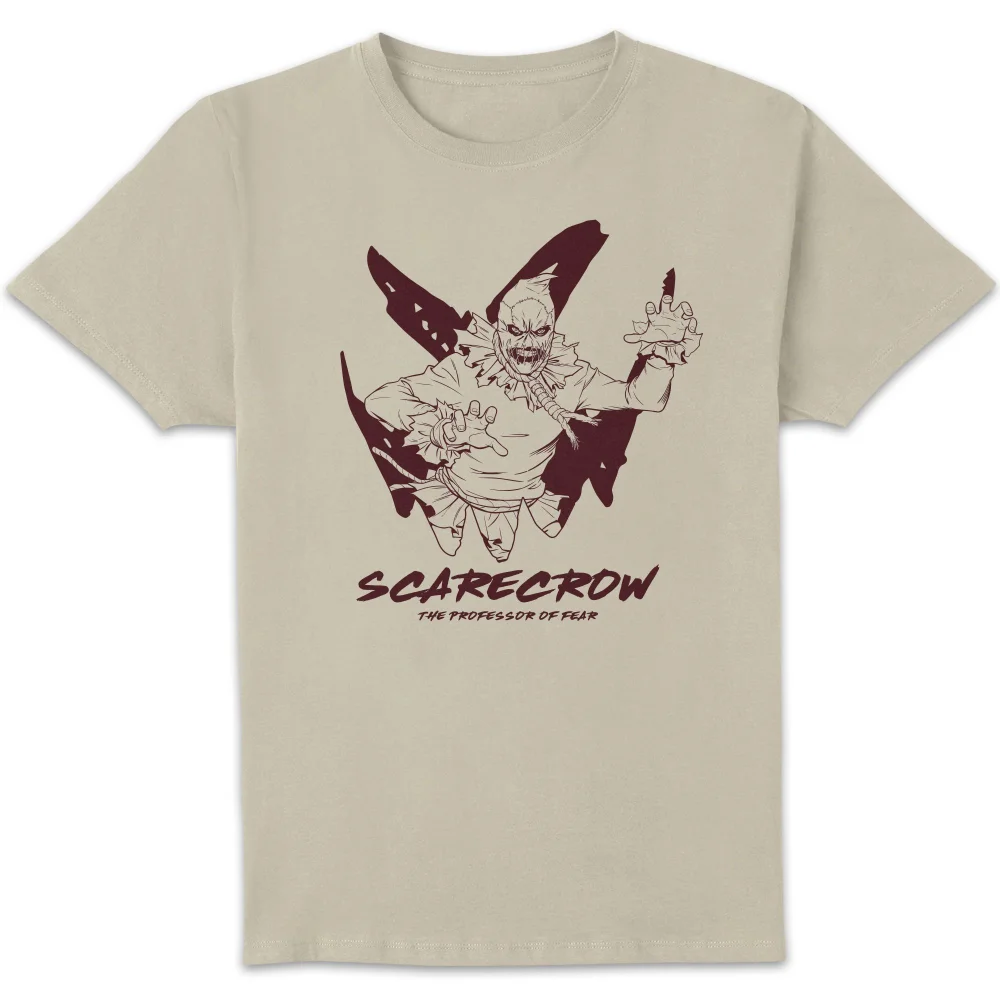 Batman Villains l'Épouvantail (Scarecrow) T-Shirt Unisexe - Blanc Vintage - S Image 1