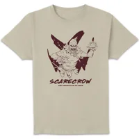 Batman Villains l'Épouvantail (Scarecrow) T-Shirt Unisexe - Blanc Vintage