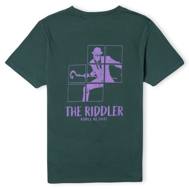 Batman Villains Sphinx (Riddler) T-Shirt Unisexe - Vert