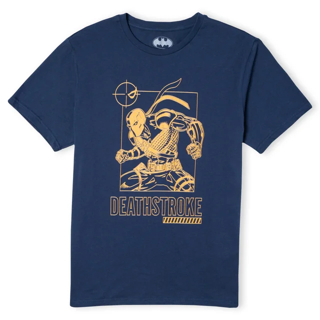 Batman Villains Deathstroke T-Shirt Homme - Marine