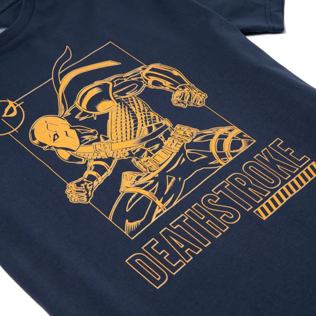 Batman Villains Deathstroke T-Shirt Homme - Marine