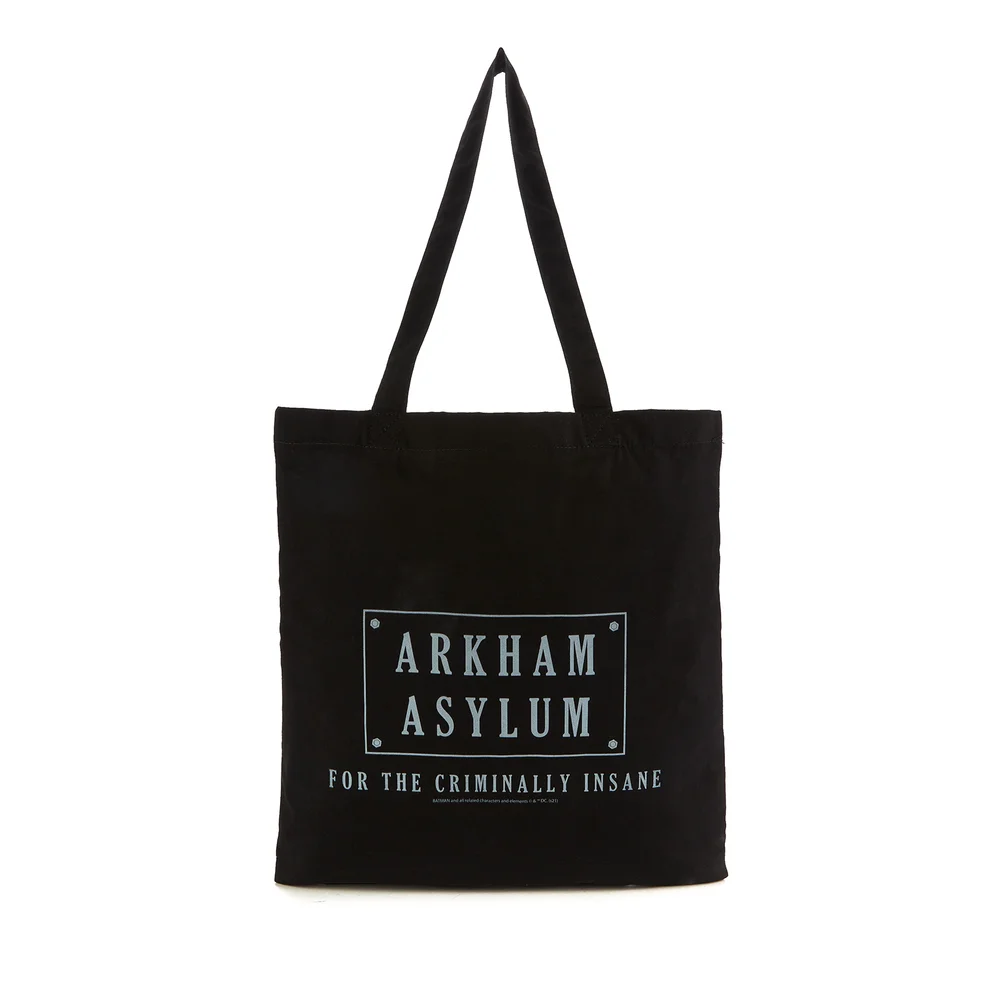 Batman Villains Arkham Asylum Tote Bag - Noir Image 1