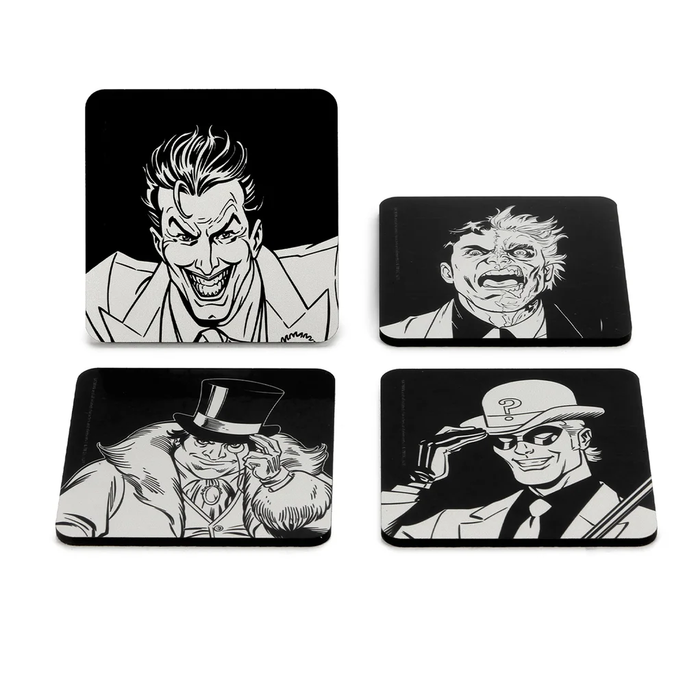 Batman Villains Icon Set de Sous-Verre Image 1