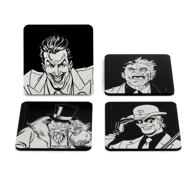 Batman Villains Icon Set de Sous-Verre