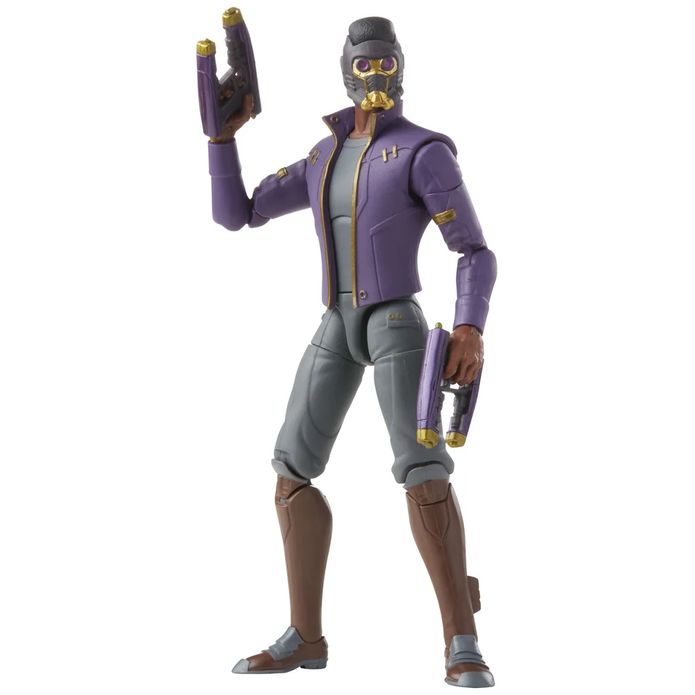 Figurine de Collection T'Challa Star-Lord - Hasbro Marvel Legends Series - What If Action Figure & Build-a-Figure Parts Image 1