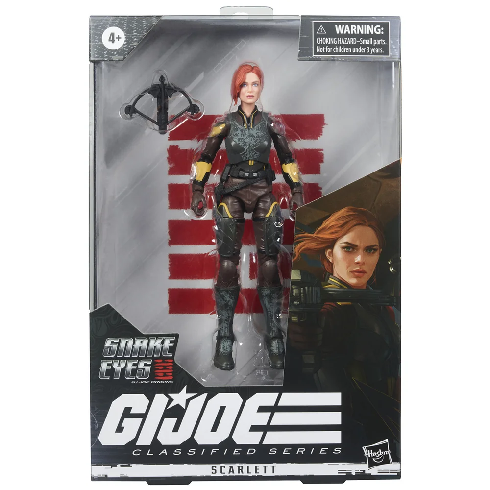 Hasbro G.I. Joe Classified Series Figurine articulée Snake Eyes : G.I. Joe Origins Figurine articulée Scarlett Image 1