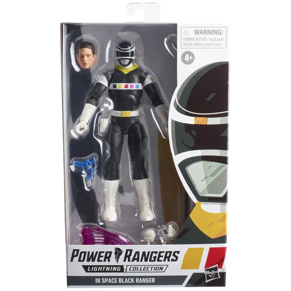 Hasbro Power Rangers Lightning Collection In Space Figurine Ranger noir Image 1