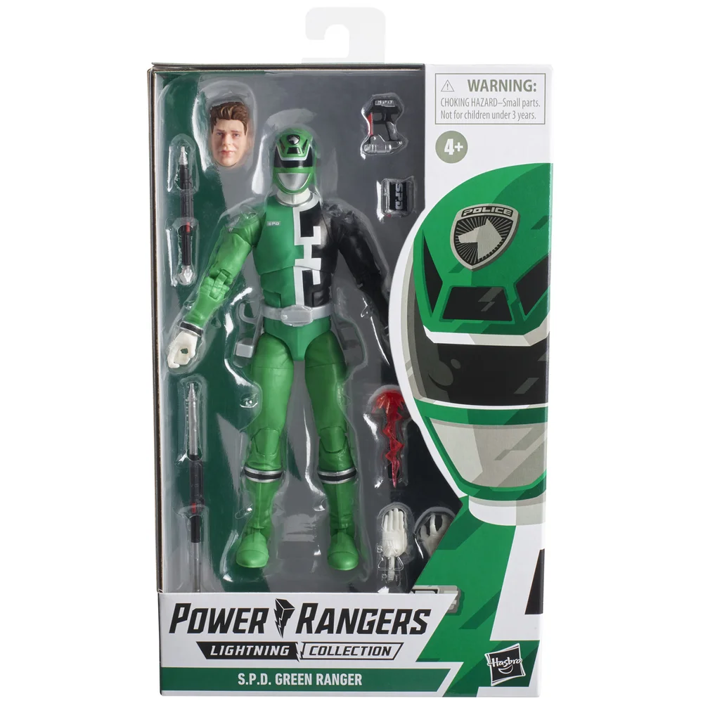 Hasbro Power Rangers Lightning Collection Figurine S.P.D. Ranger vert Image 1