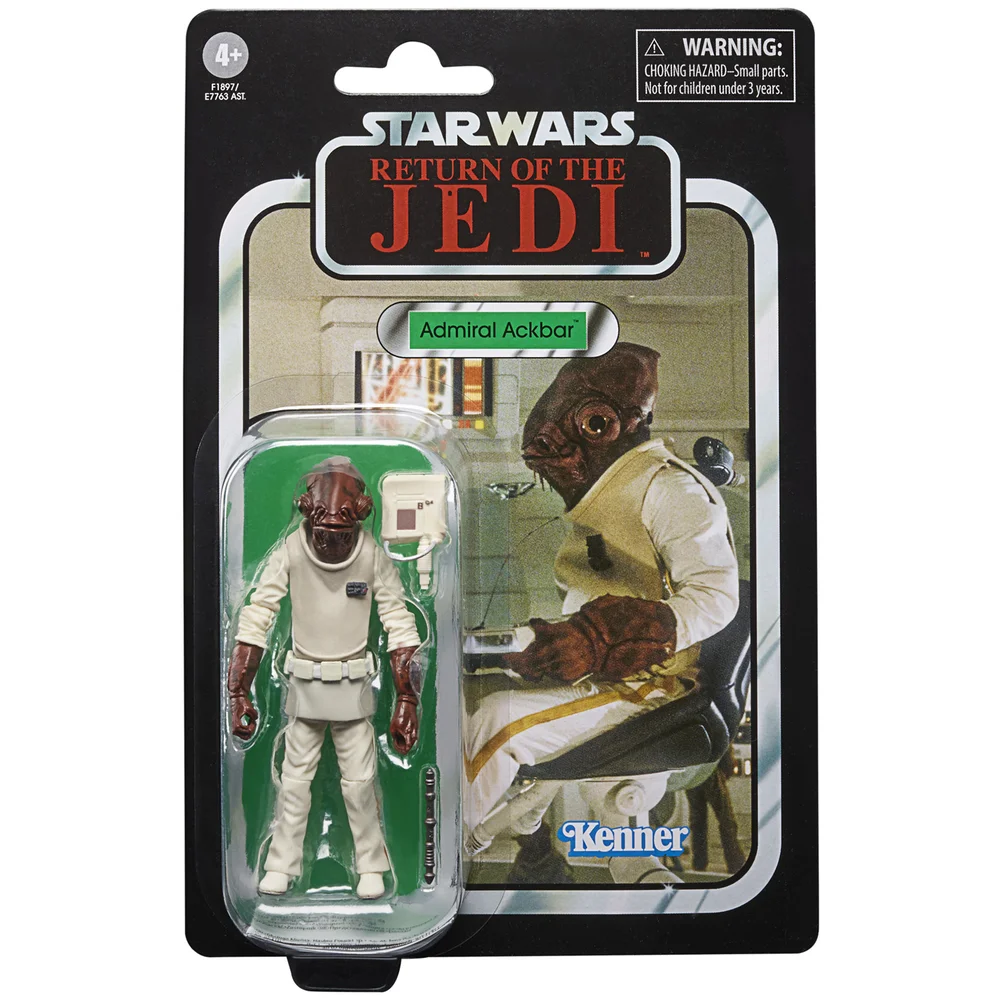 Hasbro Star Wars The Vintage Collection Le Retour du Jedi Figurine articulée Admiral Ackbar Image 1
