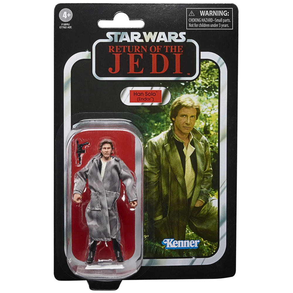 Hasbro Star Wars The Vintage Collection Le Retour du Jedi Figurine articulée Han Solo (Endor) Image 1