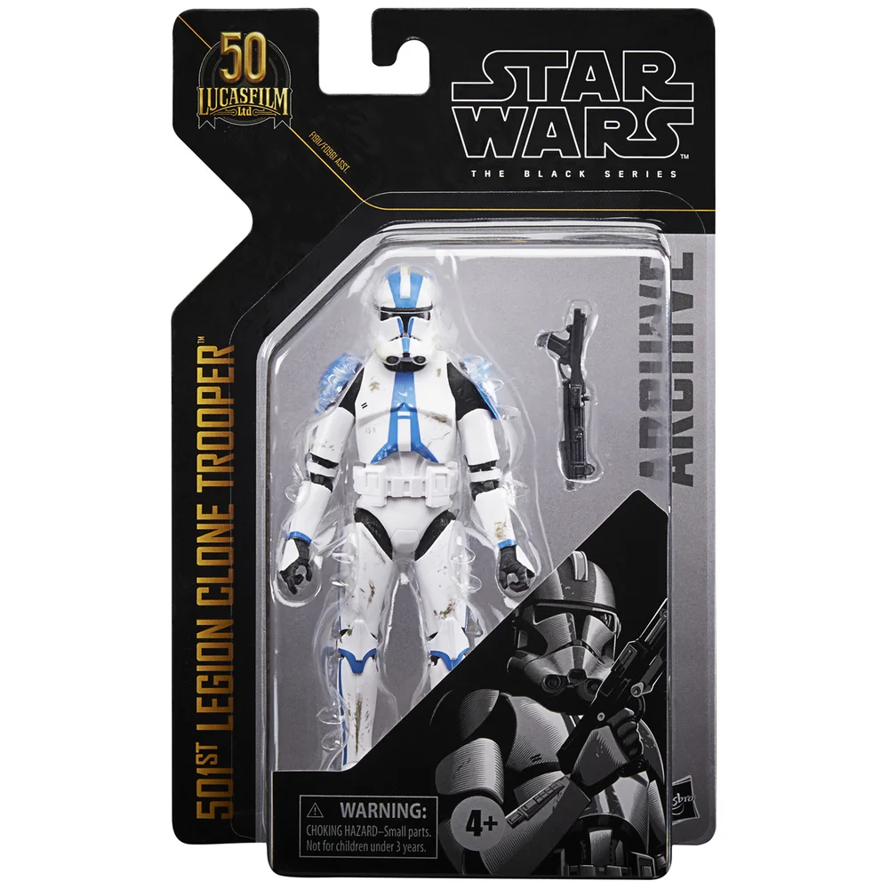 Figurine de Collection 501st Legion Clone Trooper - Hasbro Star Wars The Black Series Archive Image 1
