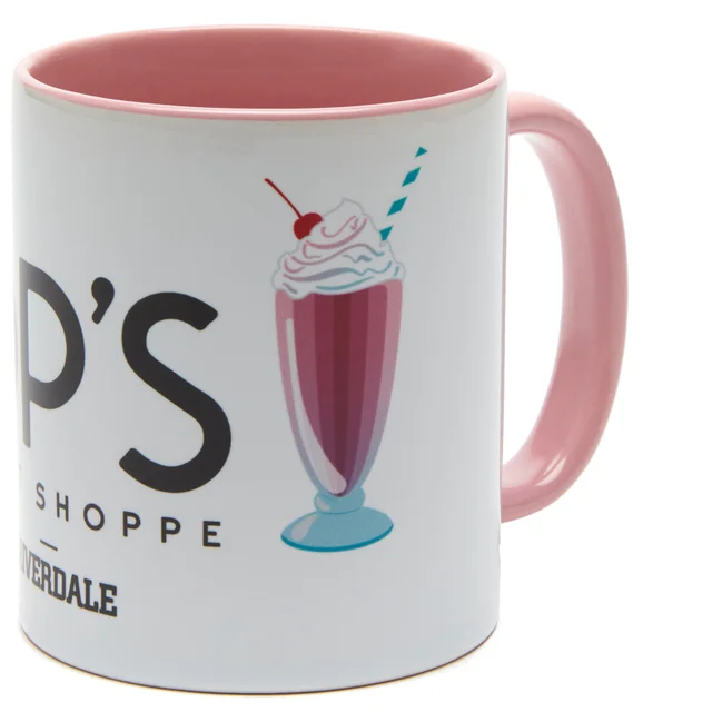Riverdale Pops Chocklit Shoppe Mug - Blanc/Rose