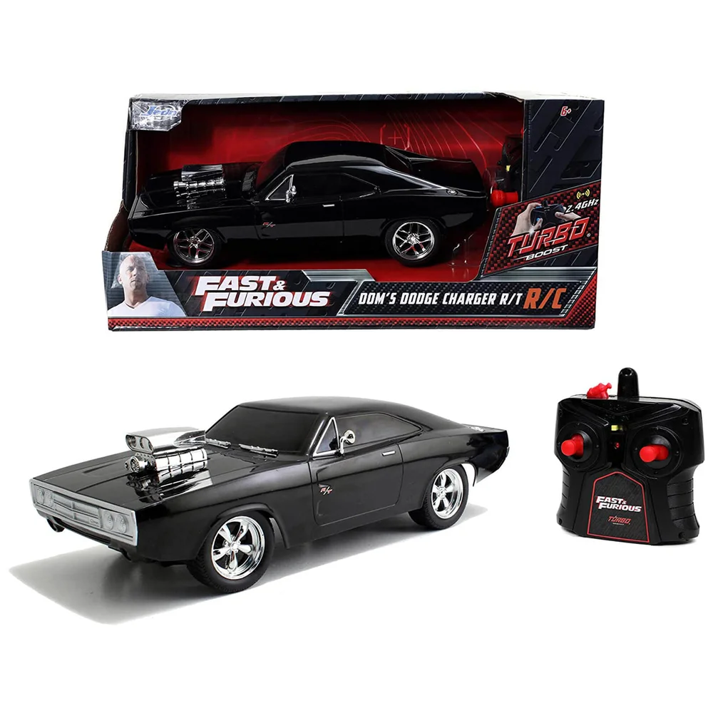 Jada Toys Fast & Furious voiture radiocommandé Dodge Charger 1970 échelle 1:24 Image 1