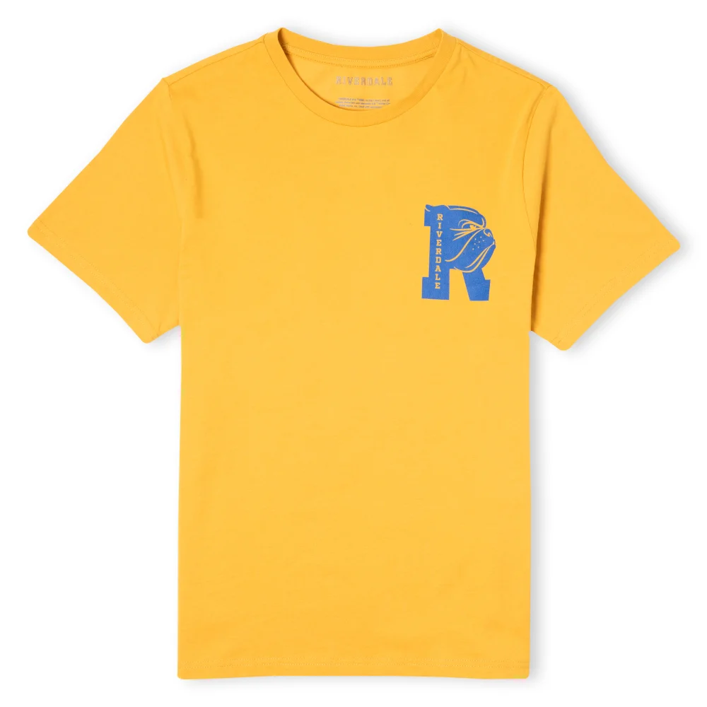 Riverdale Bulldog Pocket Print T-Shirt Unisexe - Jaune - L Image 1