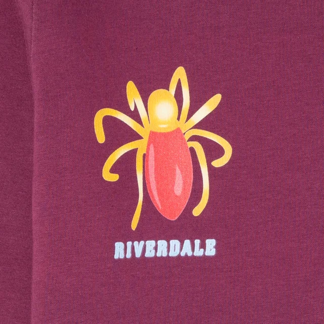 Riverdale Cheryl Blossom Broach Sweatshirt Unisexe - Bordeaux