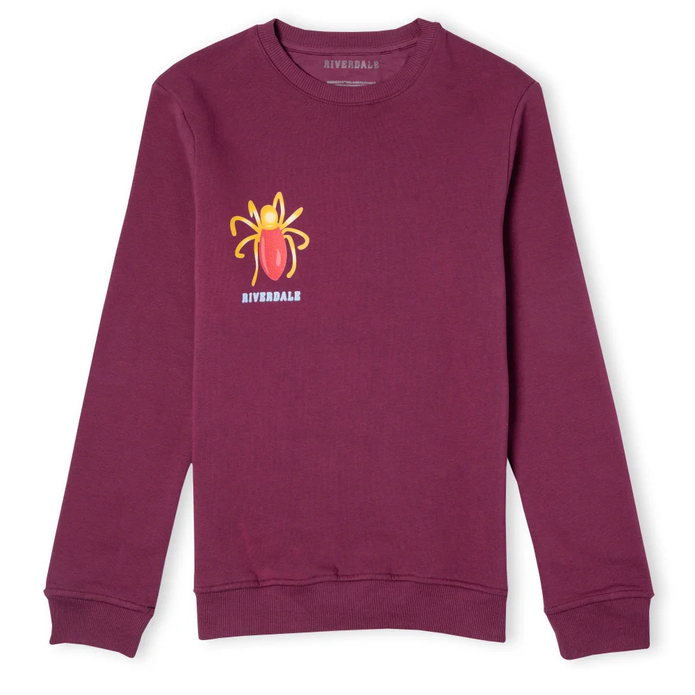 Riverdale Cheryl Blossom Broach Sweatshirt Unisexe - Bordeaux - S Image 1