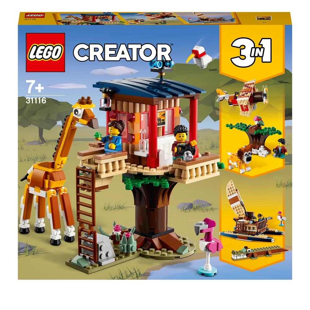 LEGO Creator : La cabane dans l’arbre du safari 3 en 1 (31116) Image 1
