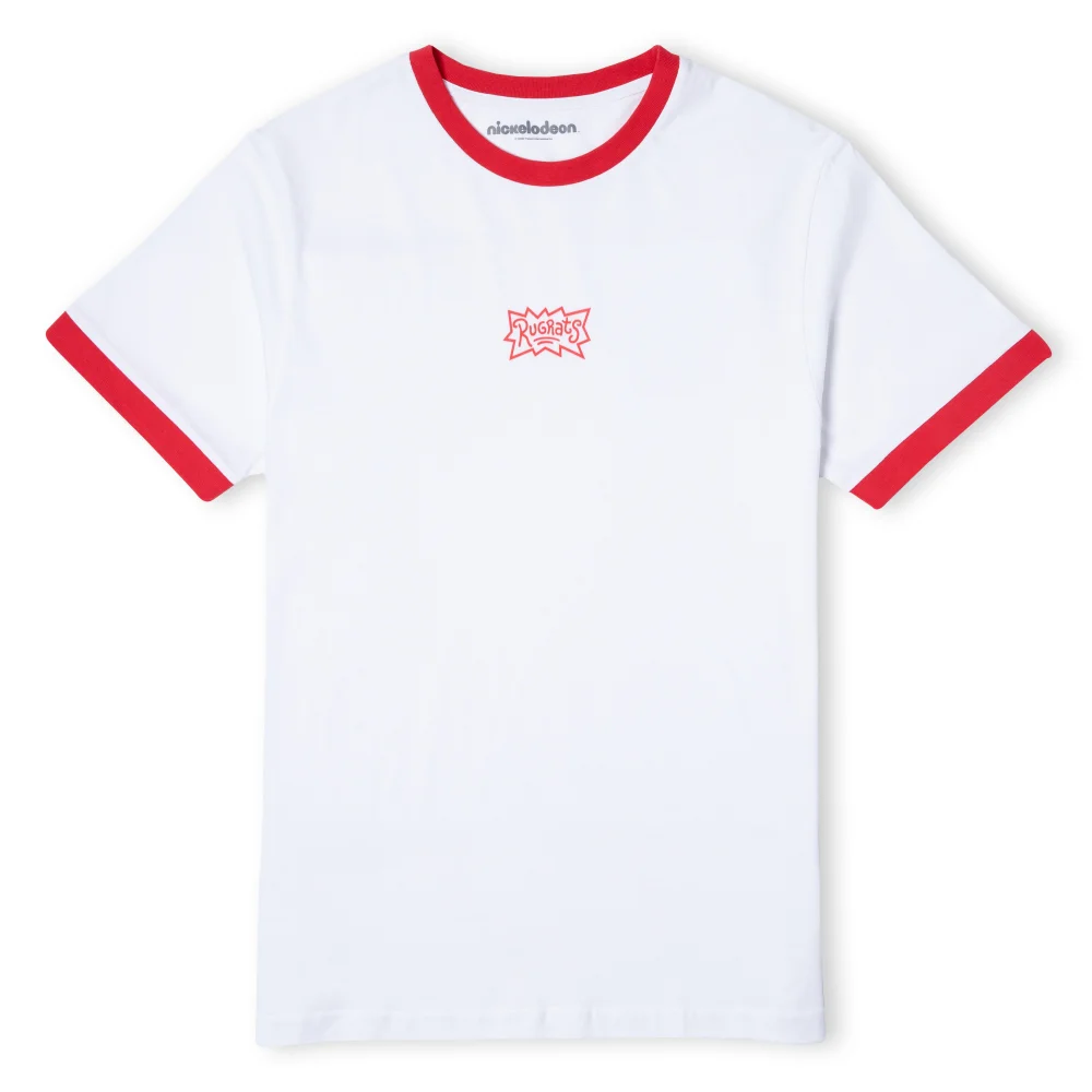 Les Razmokets Unisexe T-Shirt Ringer - Blanc/Rouge - S Image 1