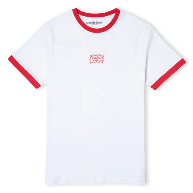 Les Razmokets Unisexe T-Shirt Ringer - Blanc/Rouge