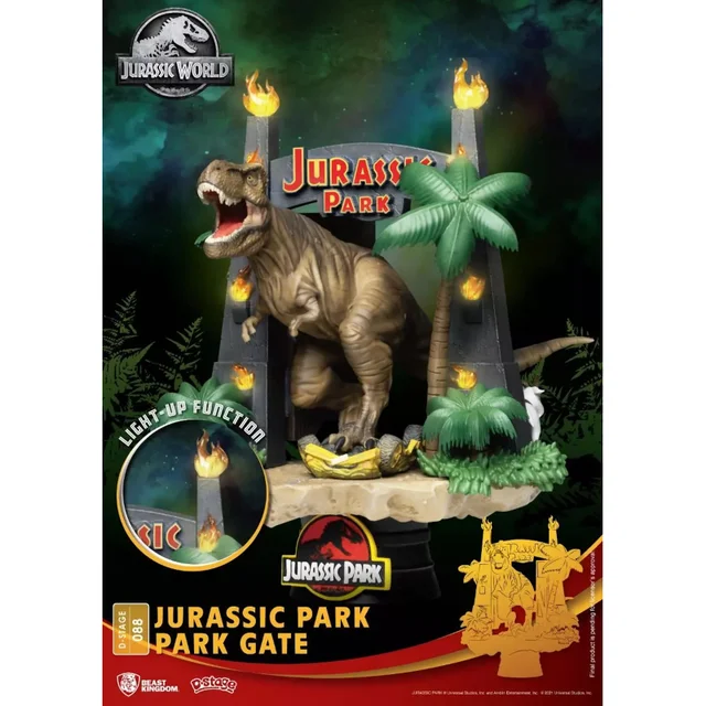 Beast Kingdom Jurassic Park Diorama Porte du parc D-State