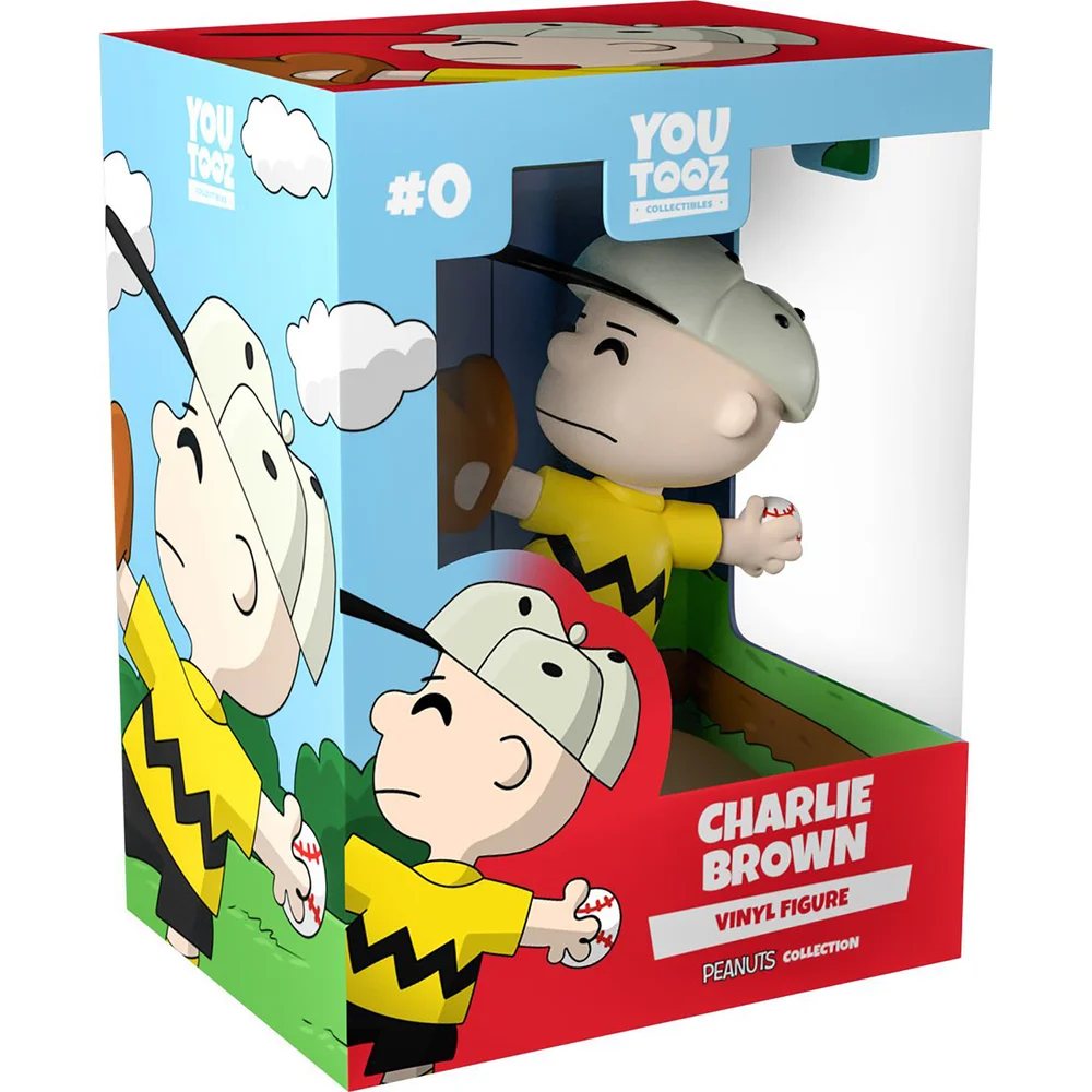 Youtooz Figurine de collection en Vinyle Charlie Brown 13 cm - Charlie Image 1