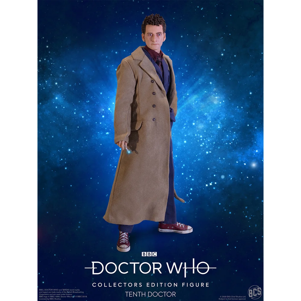 Big Chief Studios Doctor Who 10ème Docteur Collector Édition Échelle 1:6 Figure - Exclusivité Zavvi Image 1