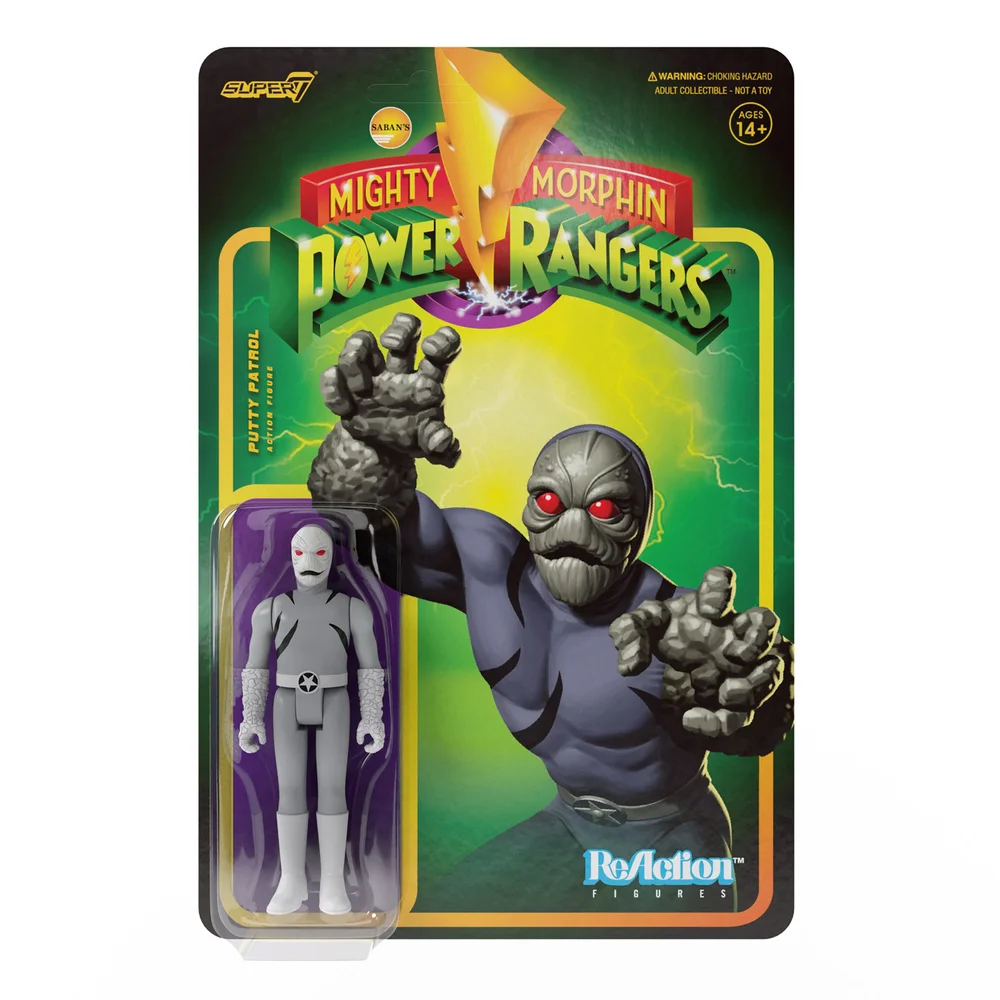Super7 Mighty Morphin Power Rangers Figurine articulée - Patrouilleur Putty Image 1