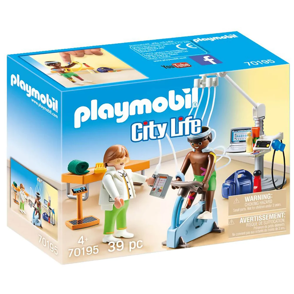 Playmobil City Life Cabinet de kinésithérapeute (70195) Image 1