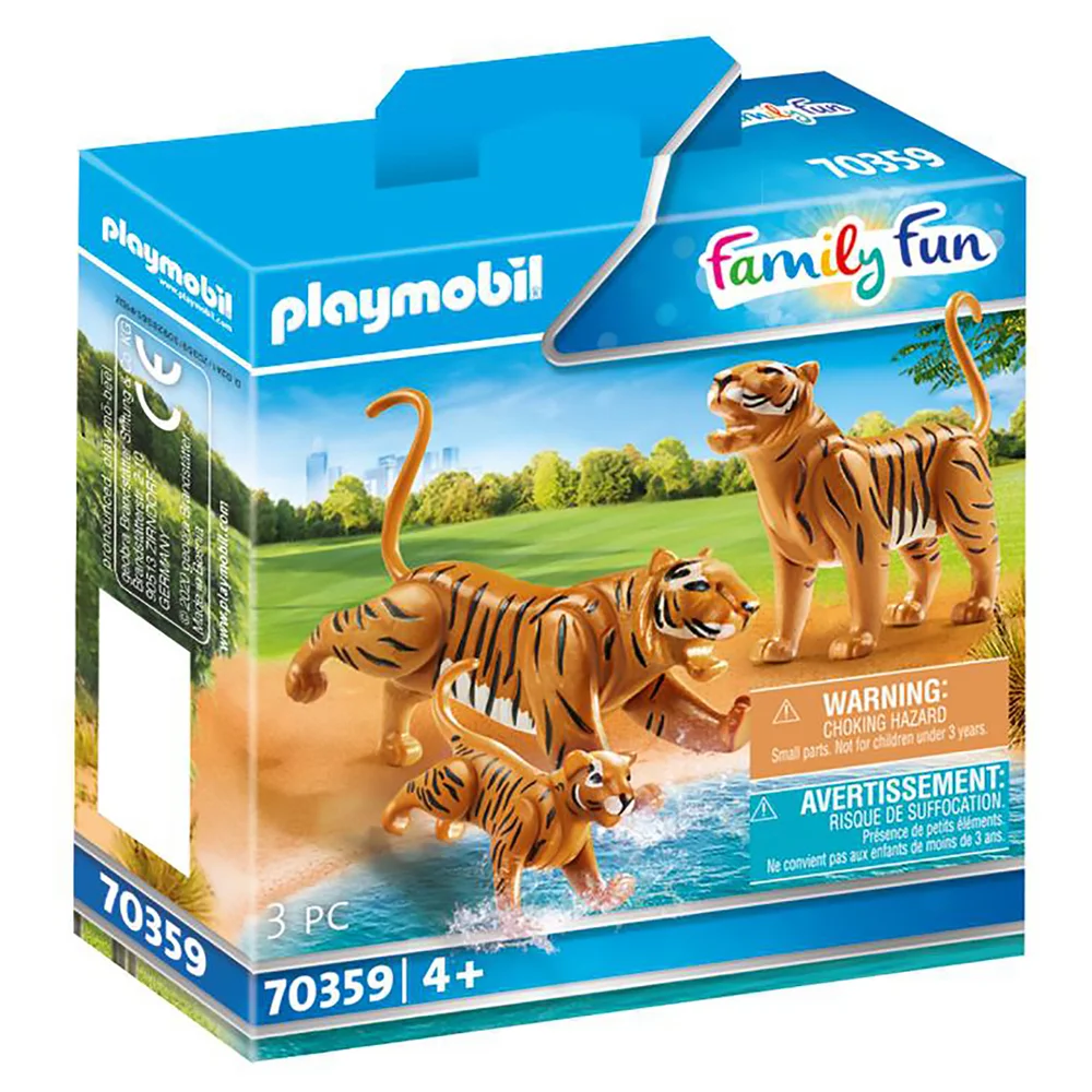 Playmobil Family Fun Couple de tigres avec bébé (70359) Image 1