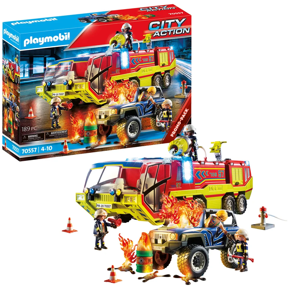 Playmobil City Action Promo Fire Engine with Truck (70557) Image 1
