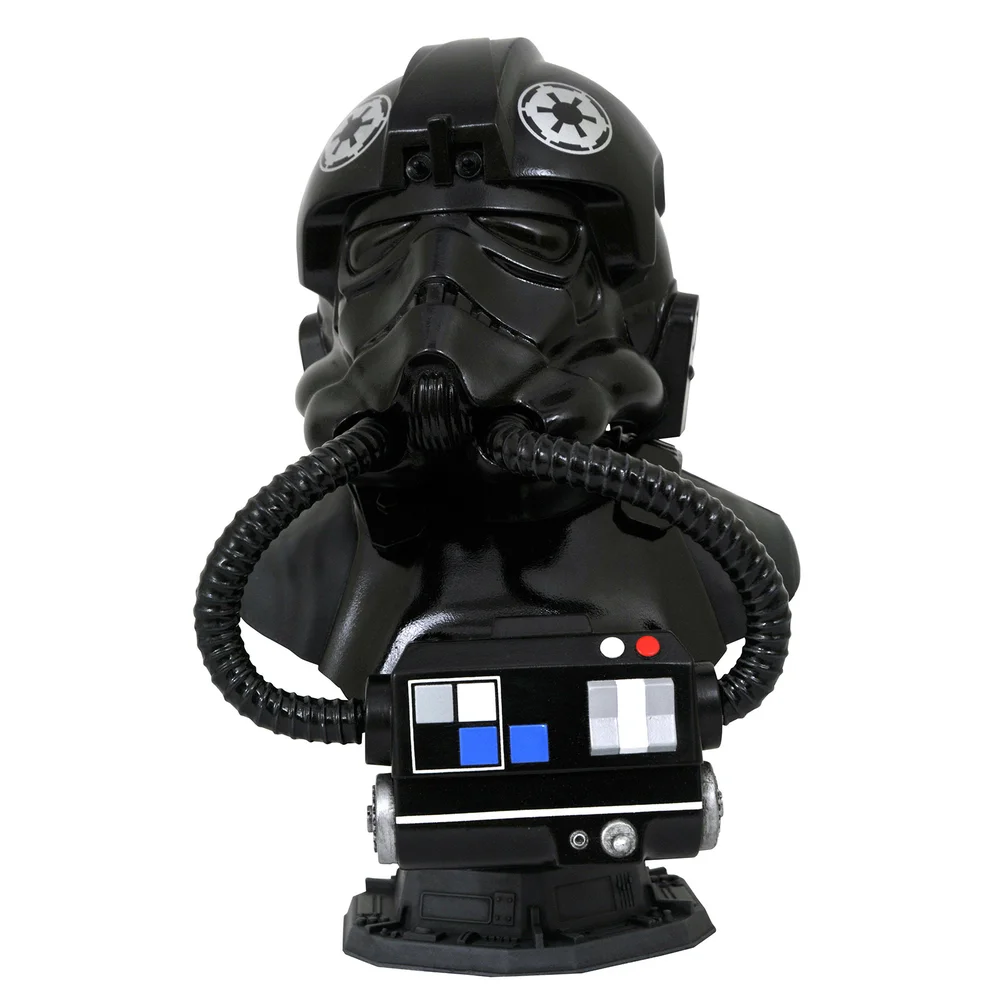 Diamond Select Star Wars Legends Buste 3D Échelle 1/2 - Pilote de chasseur TIE Image 1