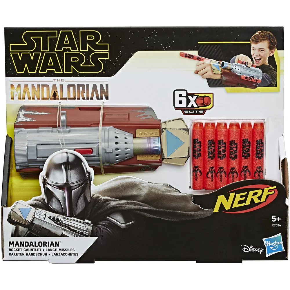 Nerf Star Wars The Mandalorian Rocket Gant de l'infini Blaster Image 1