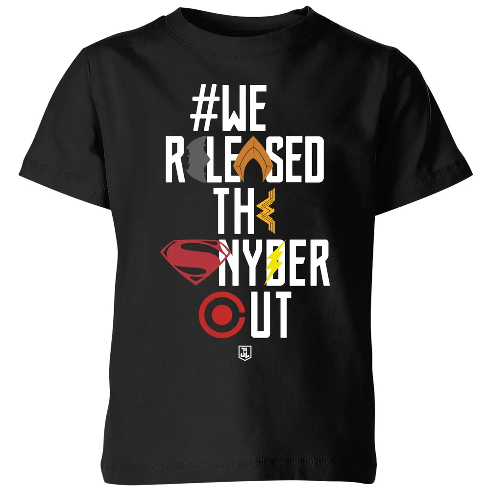 Justice League We Released The Snyder Cut Icons Kids' T-Shirt - Black - 3-4 ans Image 1