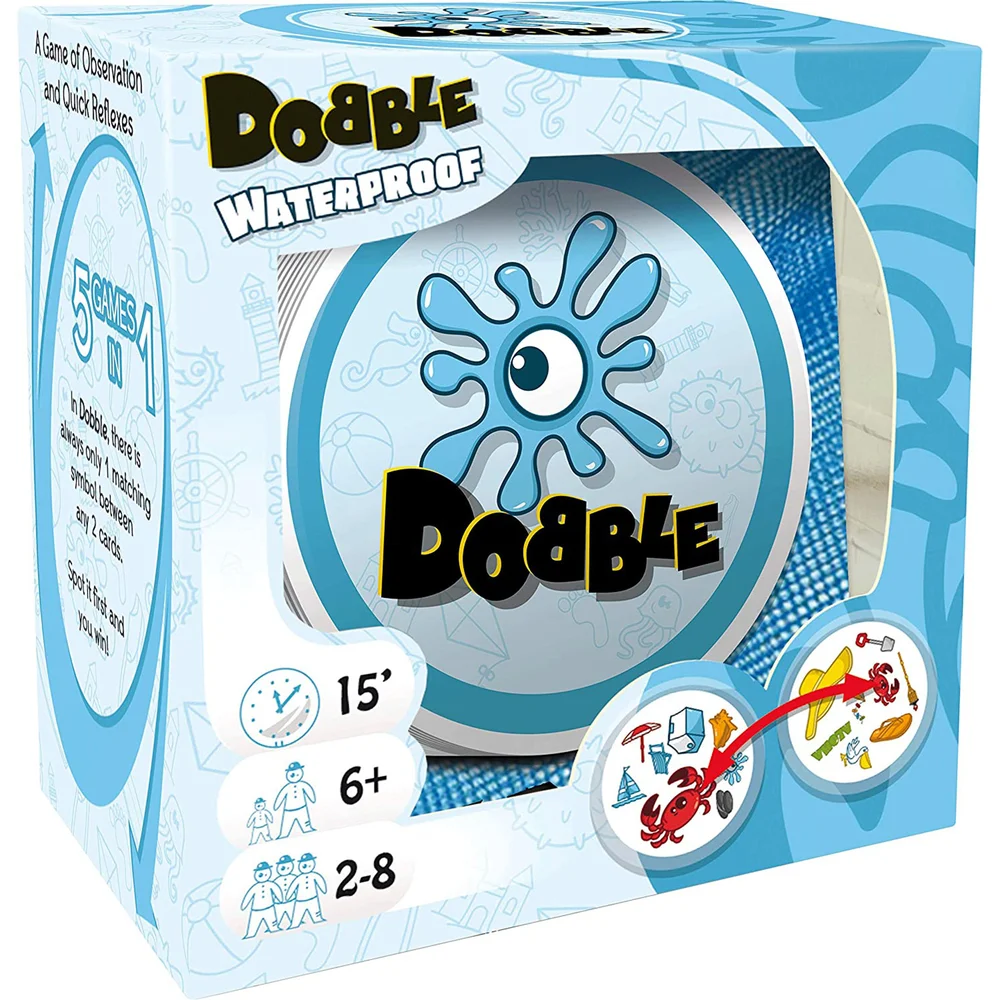 Jeu de cartes Dobble - Édition étanche Image 1