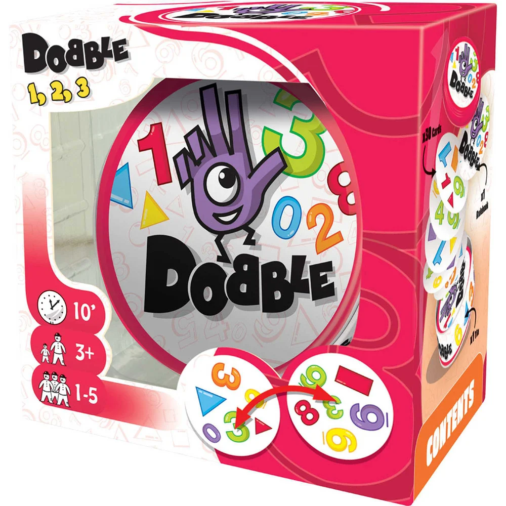 Jeu de cartes Dobble - Édition 123 Image 1