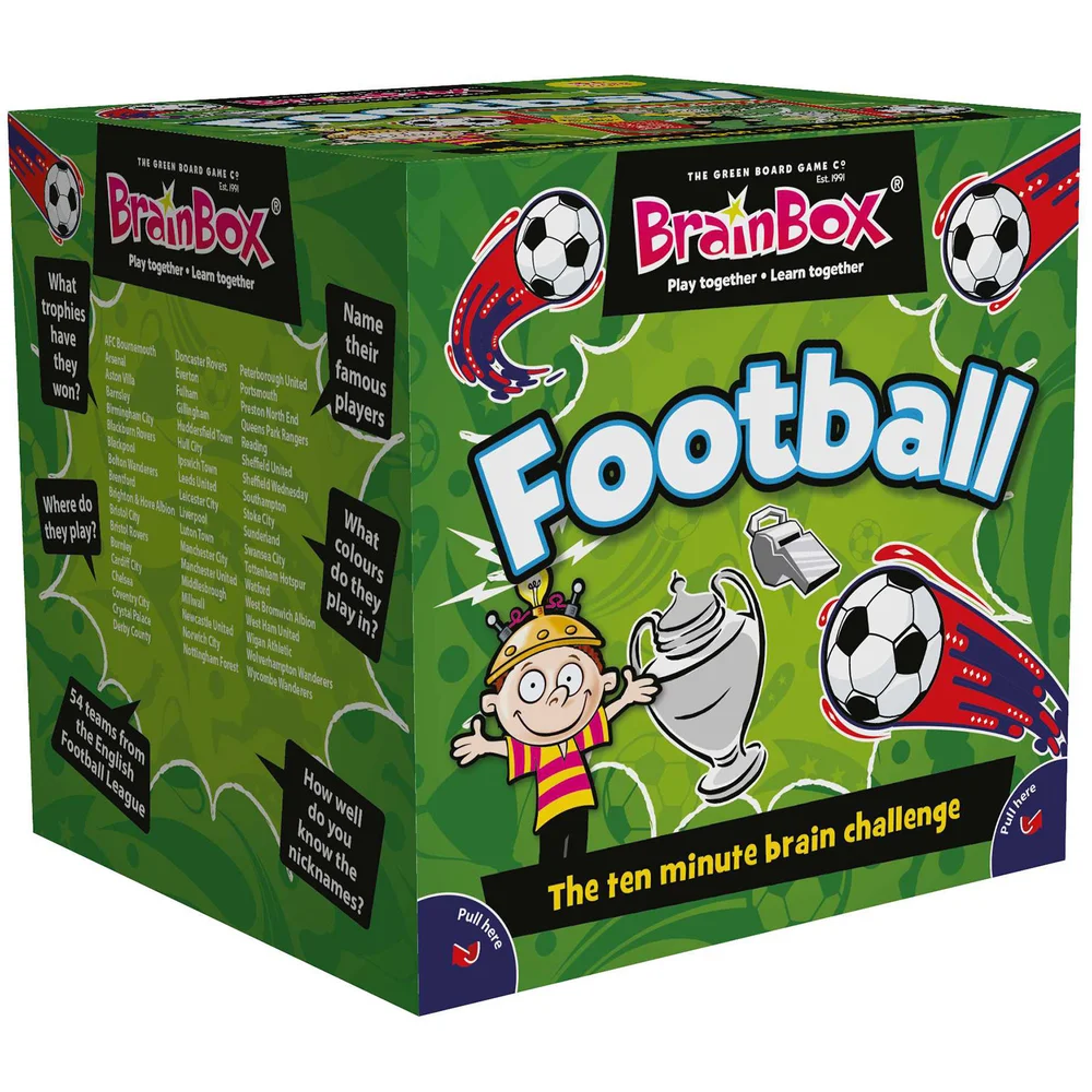 Jeu de carte BrainBox - Édition Football (55 cartes) Image 1