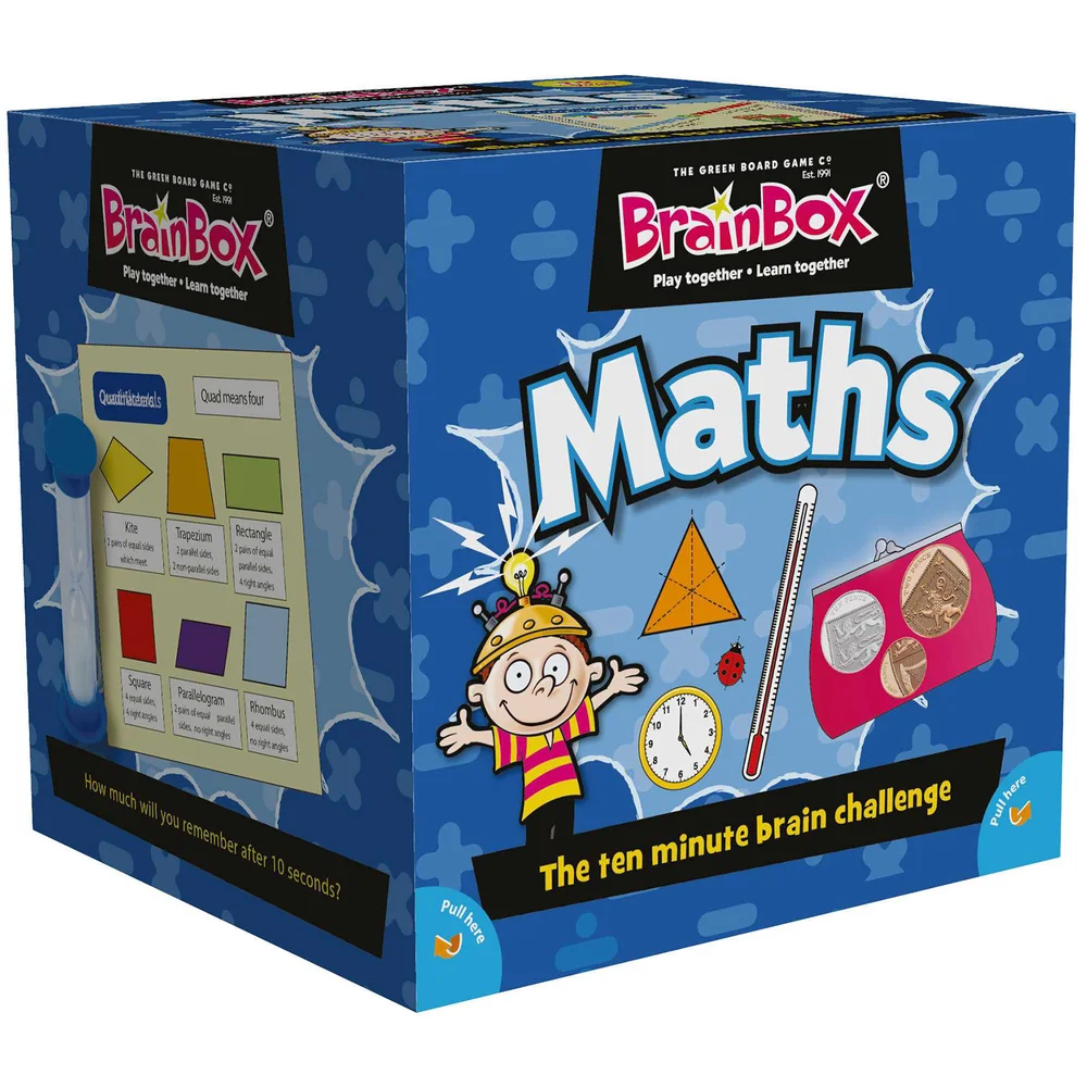 Jeu de carte BrainBox - Édition Maths (55 cartes) Image 1